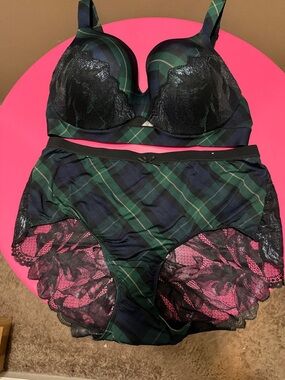 Lane Bryant Cacique 38D full coverage comfort bliss bra & panty set 🎉PRICE FIRM🎉
